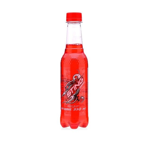 Nước Tăng Lực Sting Đỏ - Chai Pet 330Ml