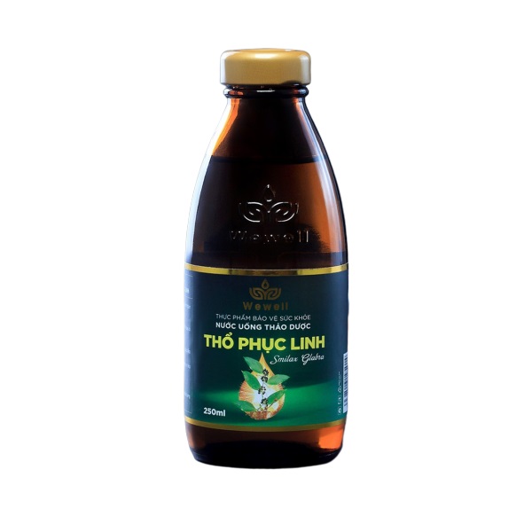 Nước Uống Thảo Dược Wewell Thổ Phục Linh Chai 250Ml