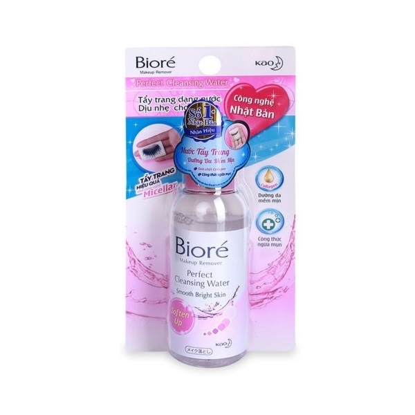 Nước Tẩy Trang Bioré Make Up Remover Perfect Cleansing Water Chai 90Ml