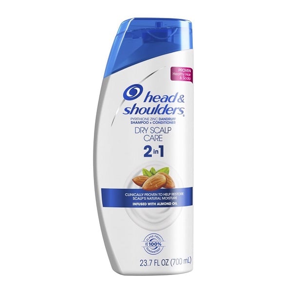 Dầu Gội & Xả Head & Shoulders Pyrithione Zinc Dandruff 2In1 Shampoo + Conditioner Dry Scalp Care 700Ml