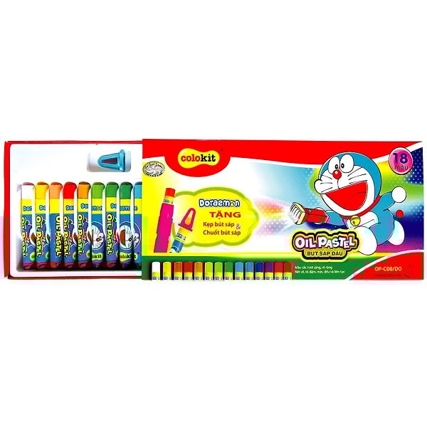 Tl Bút Sáp Dầu Op - C08/Do | Thien Long Op - C08 / Do (18 Colors)