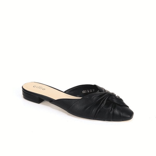 Dép Sục Quai Nhún Màu Đen Cillie 1143 (Store 5703)