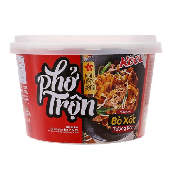 Phở Tô Trộn Cung Đình Kool Bò Xốt Tương Đen 80G