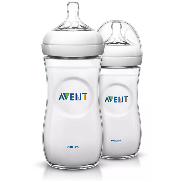 Combo 02 Bình Sữa Mô Phỏng Tự Nhiên Philips Avent 330Ml Cho Trẻ Từ 6 Tháng Tuổi Scf696/23