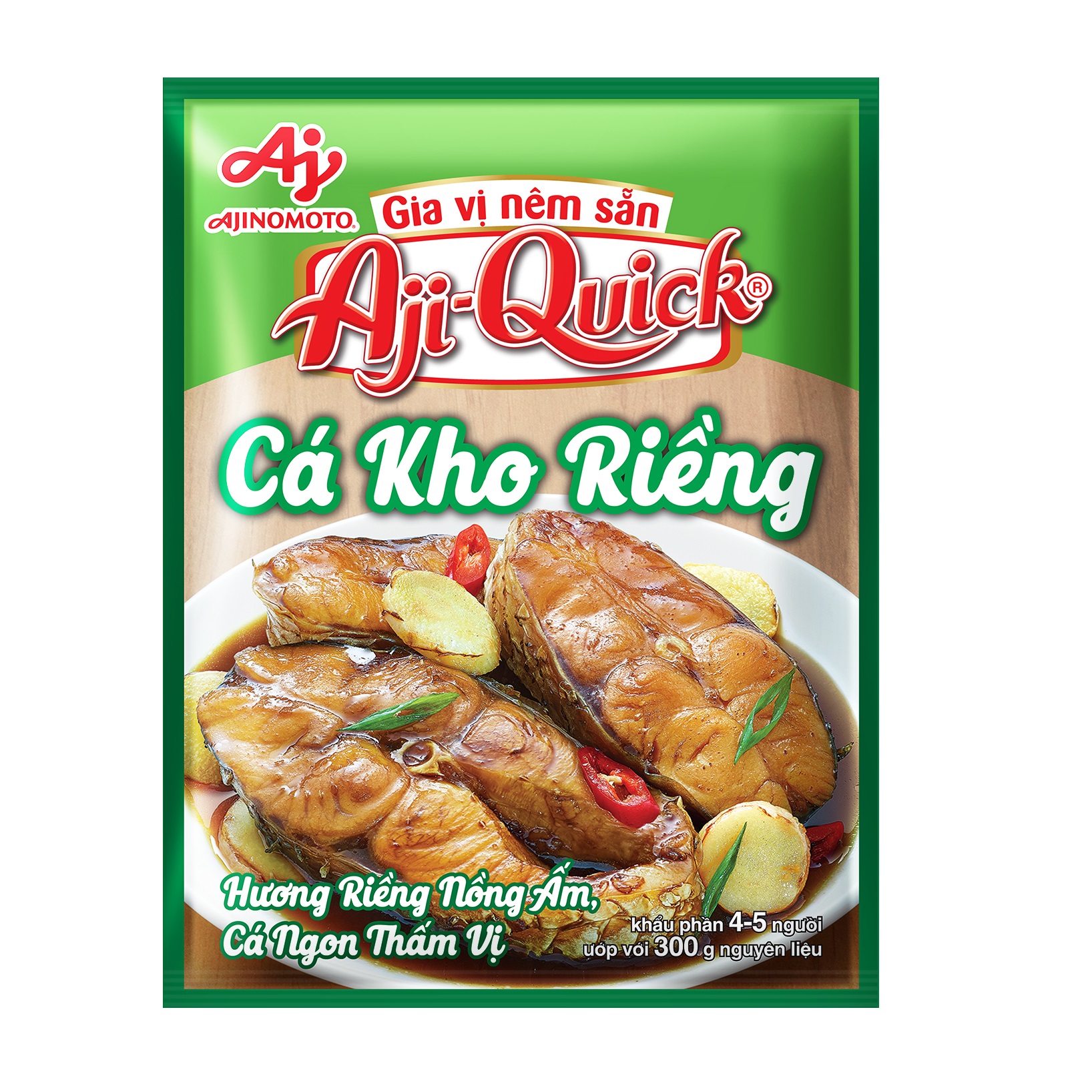Gia Vị Nêm Sẵn Aji - Quick Cá Kho Riềng 29G