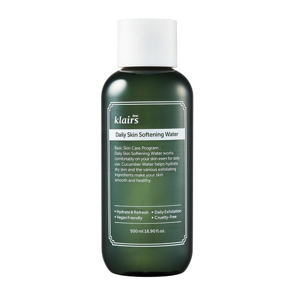 Nước Hoa Hồng Cấp Ẩm Dịu Da Dear Klairs Daily Skin Softening Water 500Ml
