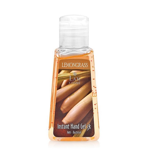 Gel Rửa Tay Khô 3K Hương Sả Lamcosmé 60Ml
