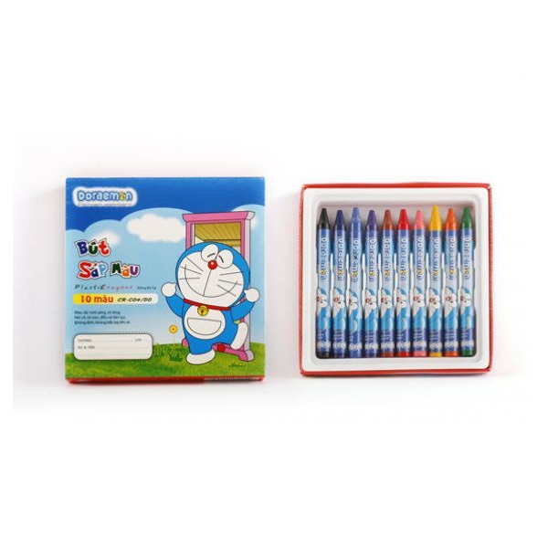 Bút Sáp 10 Màu Cr - C04/Do | Thien Long Crayon Cr - C04/Do - 10 Colors
