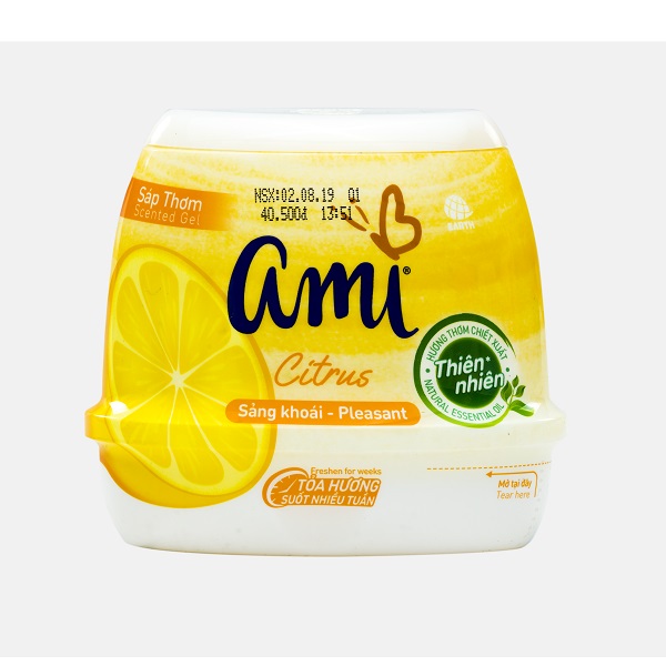 Sáp Thơm Ami Citrus Tươi Mát Hộp 200G