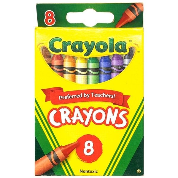 Bộ Bút Sáp 8 Màu Crayola 523008