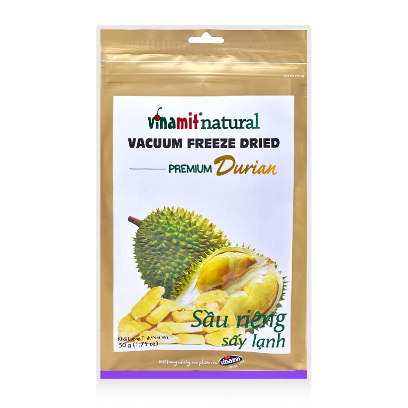 Sầu Riêng Sấy Lạnh Vinamit Premium 50G