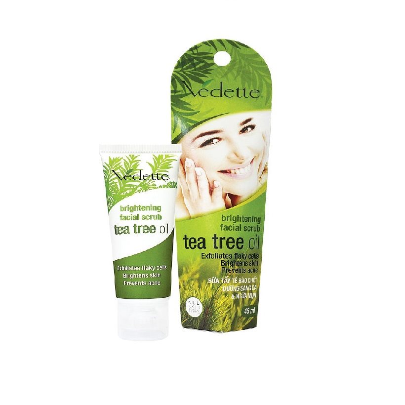 Sữa Dưỡng Sáng Da Và Tẩy Tế Bào Chết - Tràm Trà Vedette 45Ml
