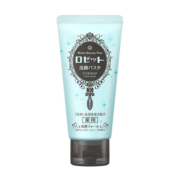Sữa Rửa Mặt Làm Giảm Mụn Rosette Face Wash Pasta Acne Clear 120G