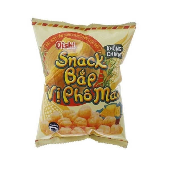 Snack Bắp Ngọt Vị Phô Mai Oishi - Gói 42G