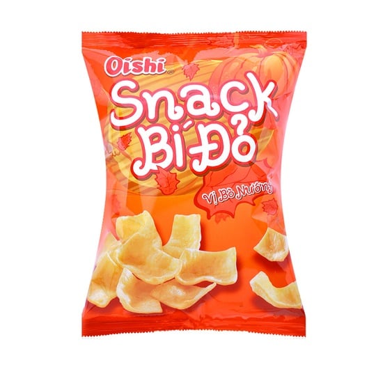 Snack Oishi Bí Đỏ Vị Bò Nướng 42G