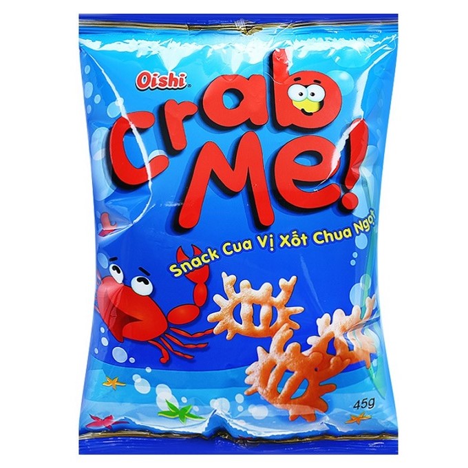 Snack Oishi Cua Vị Xốt Chua Ngọt 45G