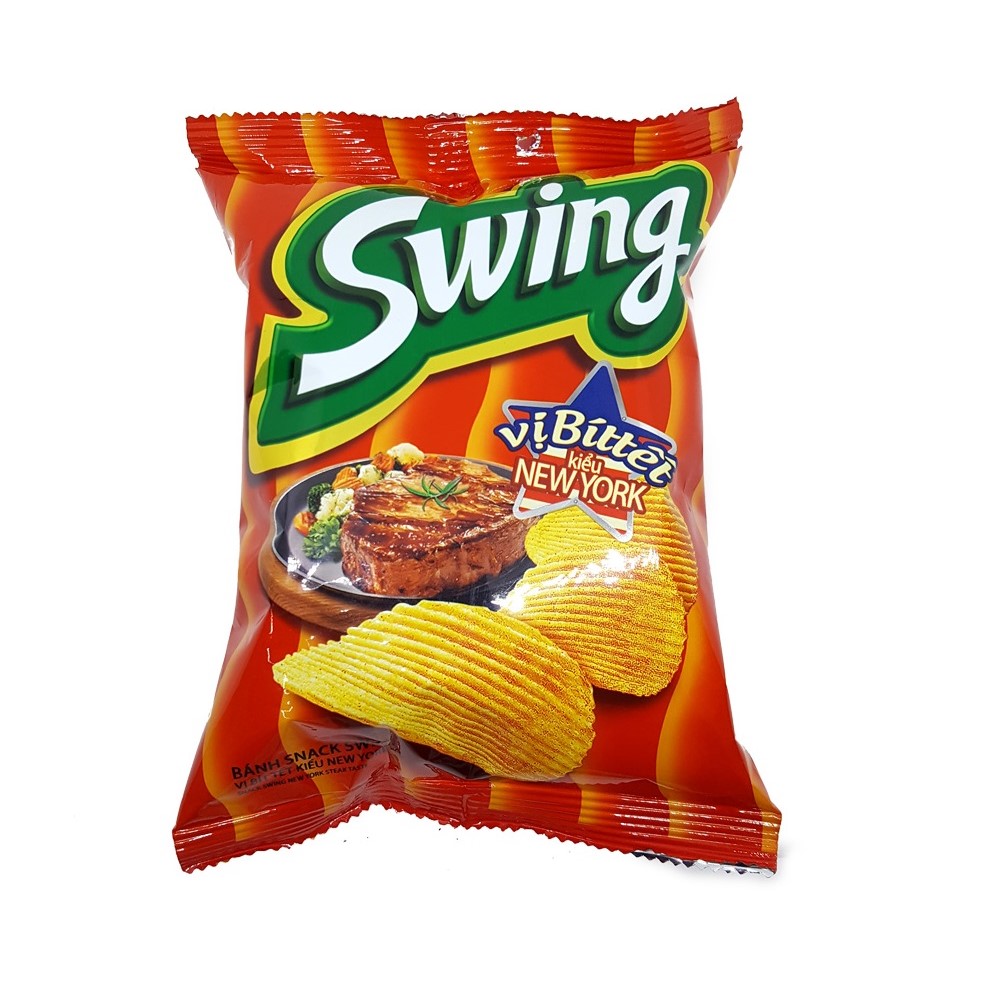 Snack Swing Vị Bò Bittet Kiểu New York Orion - Gói 48G