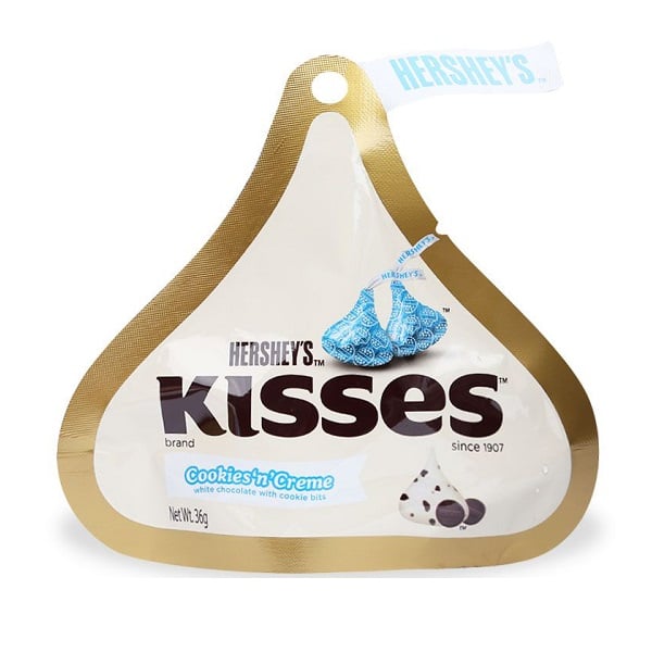 Socola Hershey's Kisses - Vị Cookies & Creme (36G)