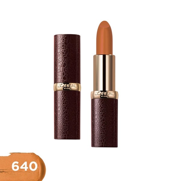 Son Lì Mịn Môi L'oreal Luxe Leather #640 Falling For Carame 3.7G (Store 5871, 5873)