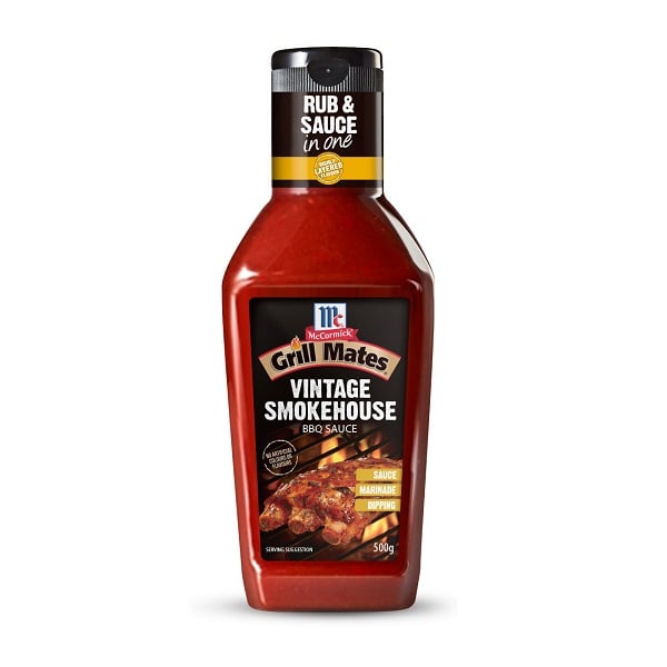 Sốt Ướp Bbq Mccormick Vintage Smokehouse Vị Khói 500G