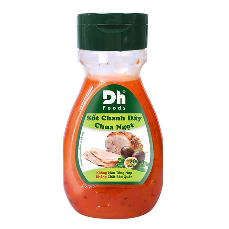 Sốt Chanh Dây Chua Ngọt 200G - Dh Foods