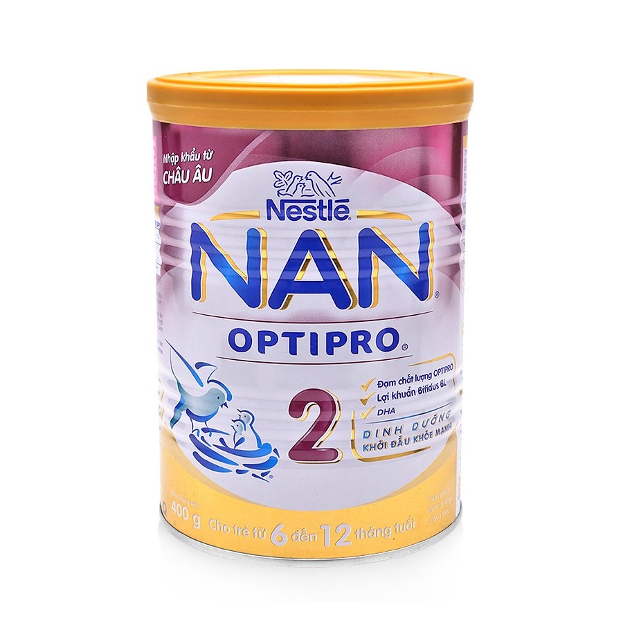 Sữa Bột Nestle Nan Optipro 2 Cho Trẻ Từ 6 - 12 Tháng 400G