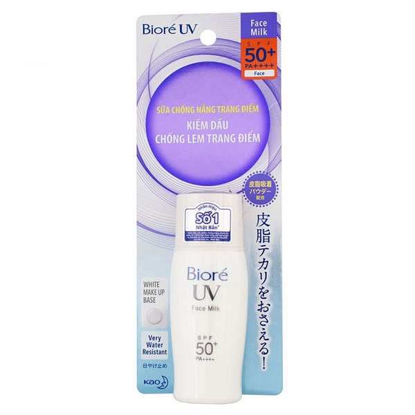 Sữa Chống Nắng Dành Cho Da Mặt Bioré Uv Perfect Face Milk Spf50+/Pa+++ 30Ml