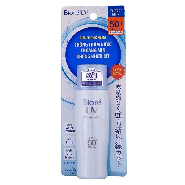 Sữa Chống Nắng Bioré Uv Perfect Milk Spf50+/Pa++++ 40Ml