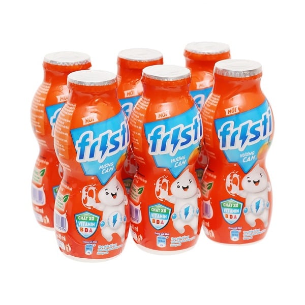 Sữa Chua Uống Fristi Hương Cam - Lốc 6 X 80Ml