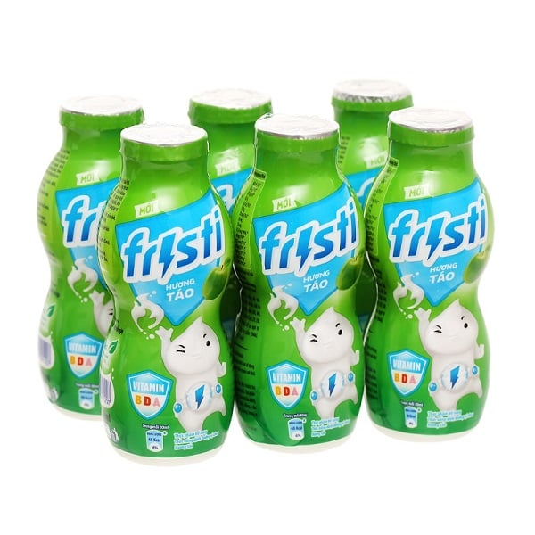 Sữa Chua Uống Fristi Hương Táo - Lốc 6 X 80Ml