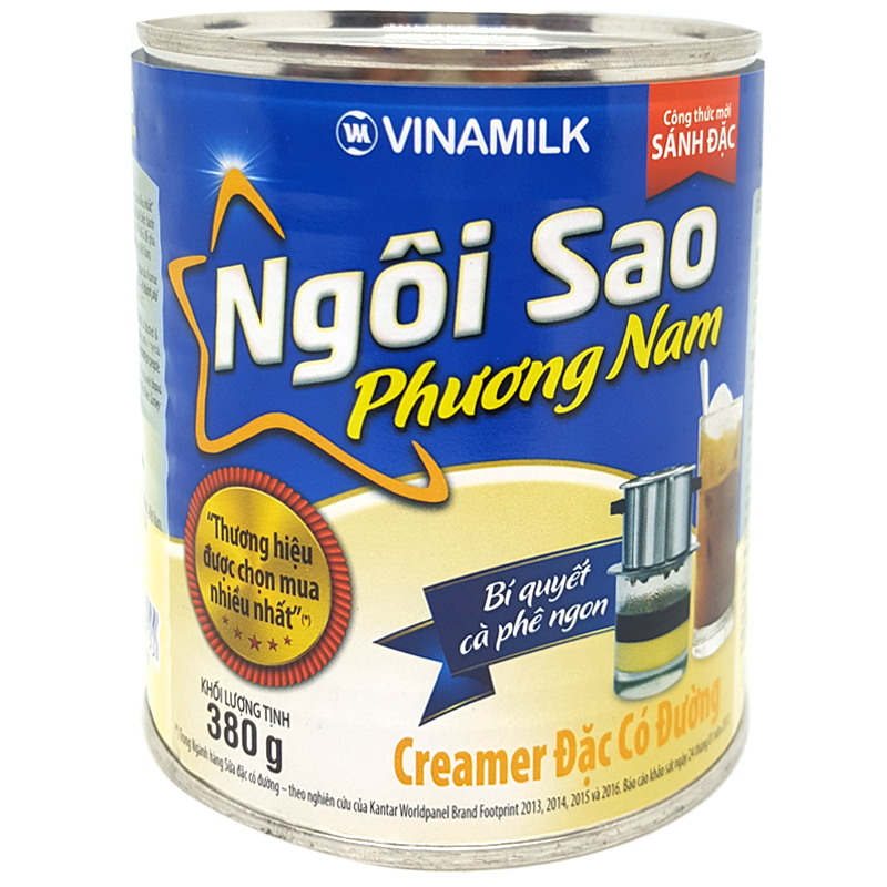 Sữa Đặc Ngôi Sao Phương Nam Xanh Dương - Lon 380G