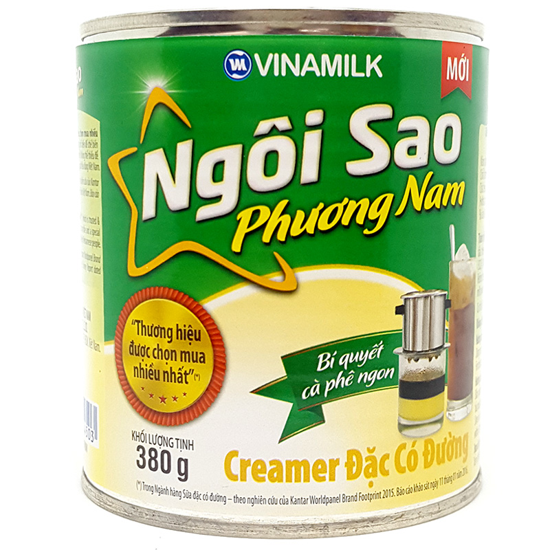 Sữa Đặc Ngôi Sao Phương Nam Xanh Lá - Lon 380G