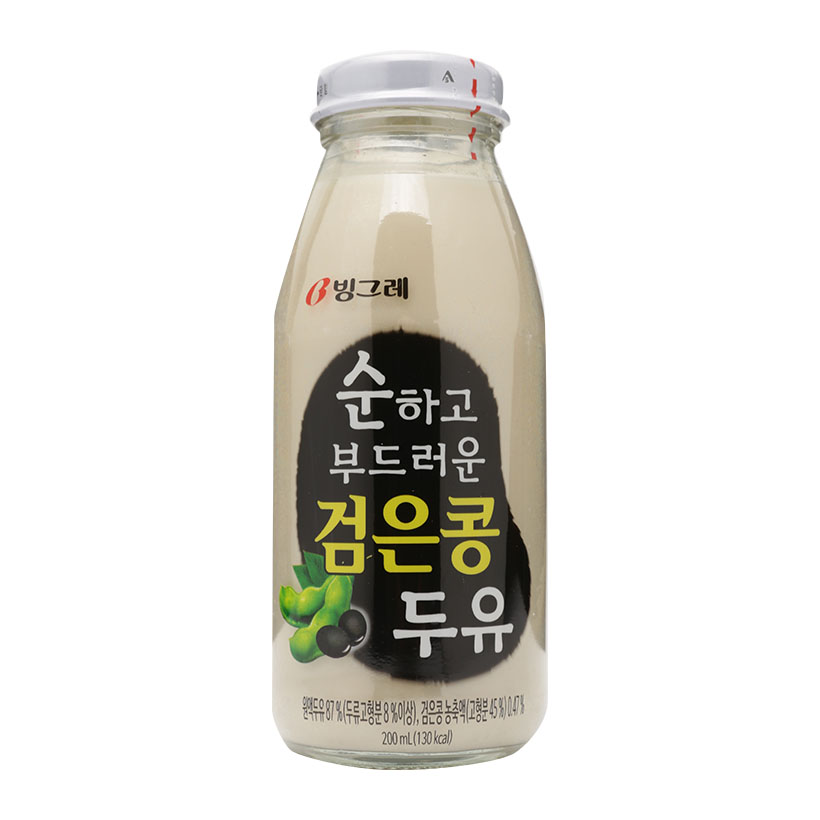 Sữa Đậu Nành Và Đậu Đen Binggrae Chai 200Ml