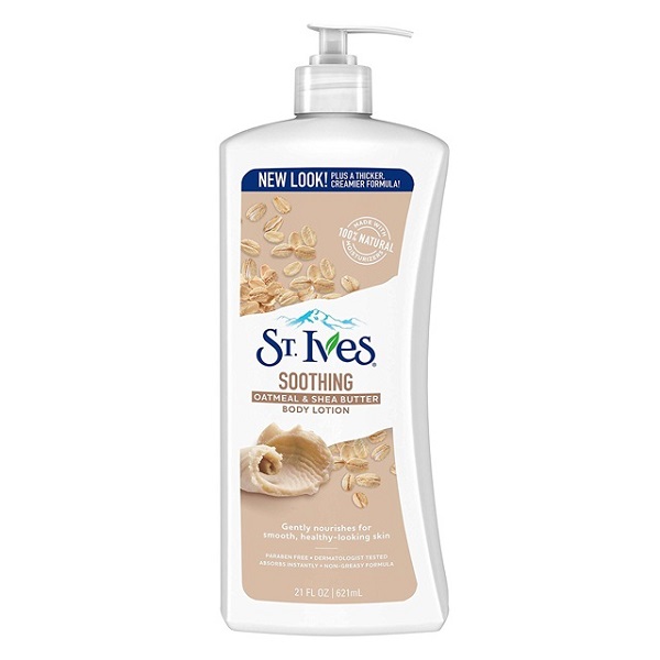 Sữa Dưỡng Thể Lúa Mạch & Bơ St.ives - Chai 621Ml