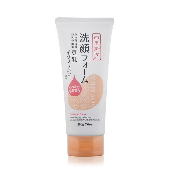 Sữa Rửa Mặt Đậu Nành Soy Milk Shikioriori Soy Milk Facial Foam 200G
