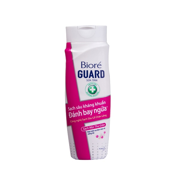 Sữa Tắm Biore Guard Kháng Khuẩn Sạch Mịn Thư Giãn 220G