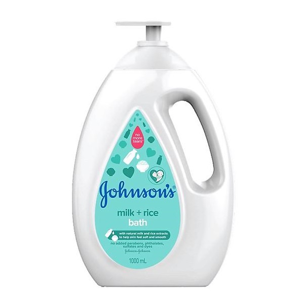 Sữa Tắm Chứa Sữa Và Tinh Chất Gạo Johnson’s Baby 1 Lít