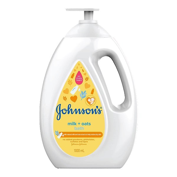Sữa Tắm Chứa Sữa Và Yến Mạch Johnson's Baby 1L