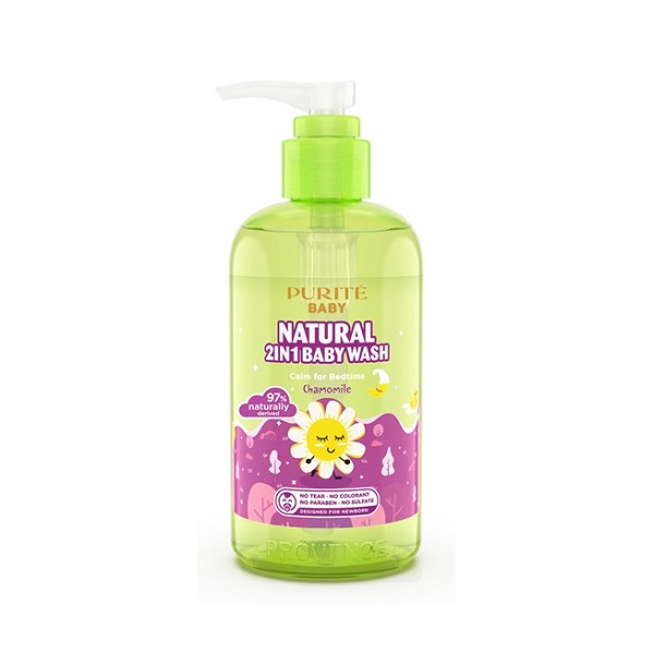 Sữa Tắm Gội Thiên Nhiên Purité Baby Cúc La Mã 250Ml