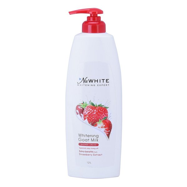 Sữa Tắm Nuwhite Tinh Chất Sữa Dê Dâu 1, 2 Lít