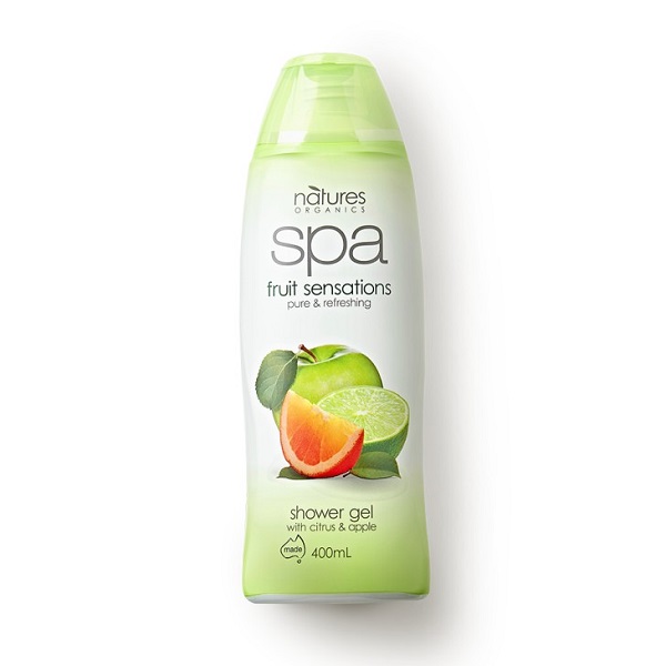 Sữa Tắm Spa Fruit Tẩy Tế Bào Chết Và Dưỡng Ẩm Natures Organics 400Ml