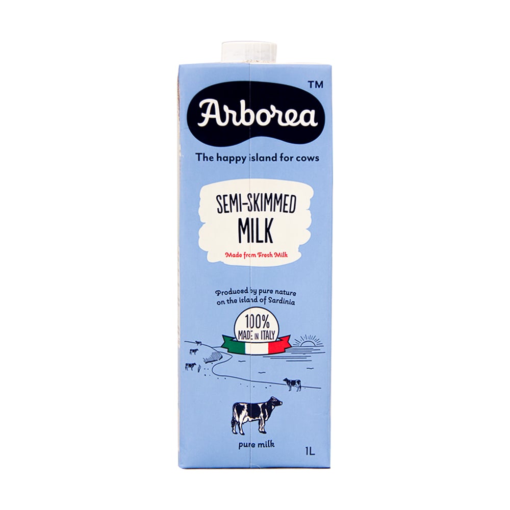 Sữa Tươi Tiệt Trùng Ít Kem Arborea 1L