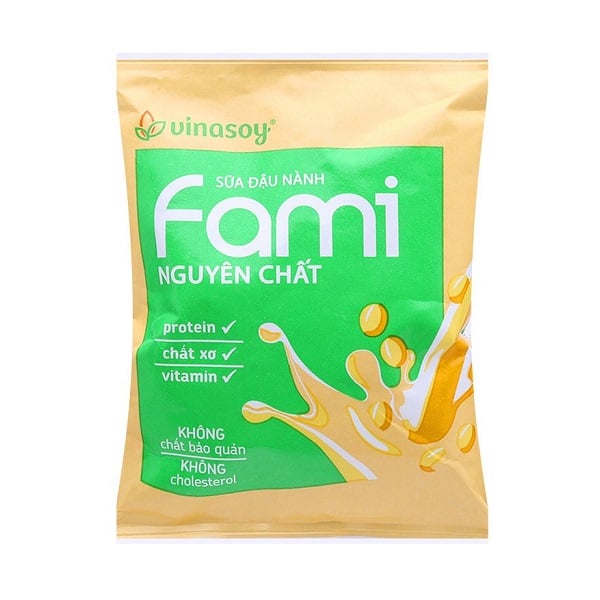 Sữa Đậu Nành Fami Bịch Nguyên Chất 200Ml