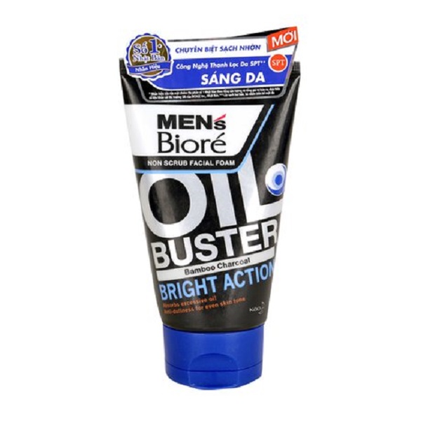 Sữa Rửa Mặt Bioré Men Sạch Nhờn Sáng Da 50G