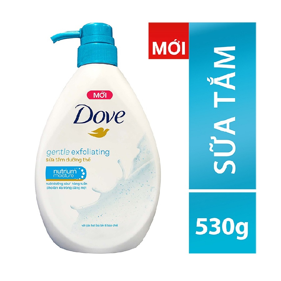 Sữa Tắm Dưỡng Thể Dove Tẩy Tế Bào Chết 530G