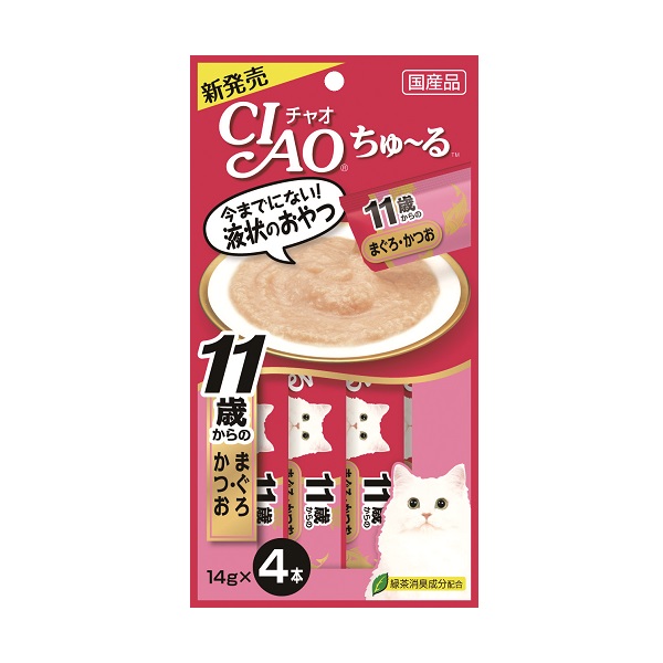 Súp Thưởng Ciao Dành Cho Mèo Cá Ngừ Bổ Sung Collagen Sc - 74 14G X 4