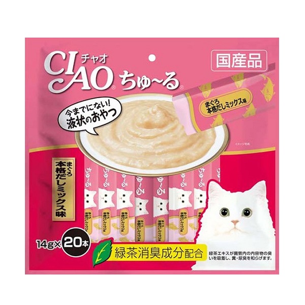 Súp Thưởng Ciao Dành Cho Mèo Cá Ngừ Nhật Bản Sc - 191 14G X 20