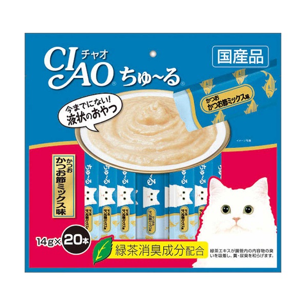 Súp Thưởng Ciao Dành Cho Mèo Cá Ngừ Nướng Sc - 130 14G X 20