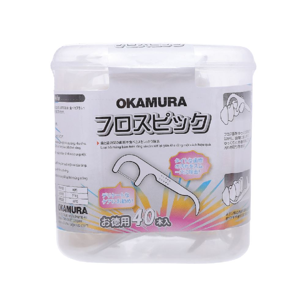 Tăm Chỉ Kẽ Răng Okamura - As - 503 - 40P