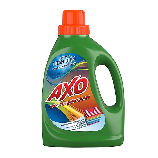 Tẩy Quần Áo Màu Axo Hương Thông Xanh 800Ml